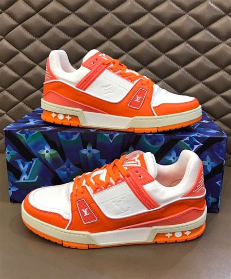 louis vuitton oranje snickers|Sneakers Collection for Men .